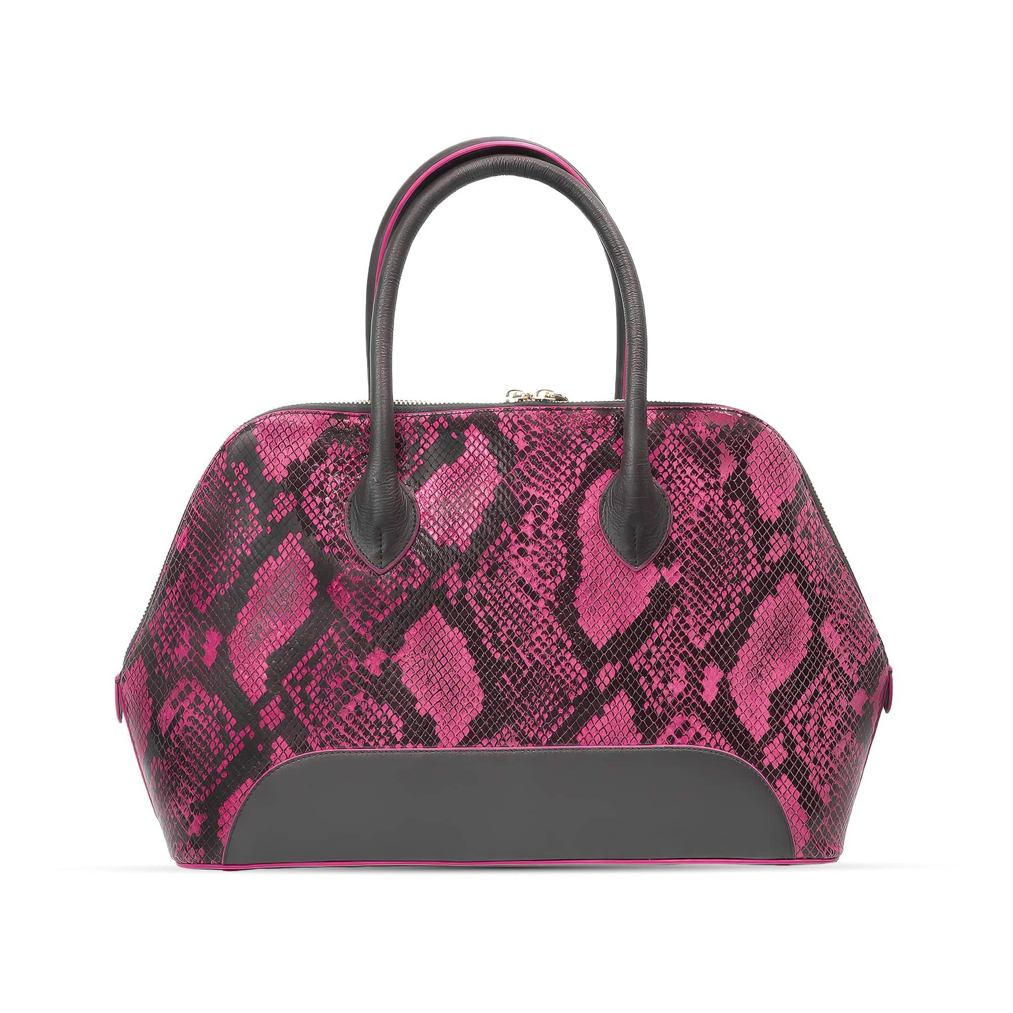 Hodi Women's Snake Print Tote | Genuine Leather Tote | Snake print Foil Leather | Faux Suede Lining — photo 2