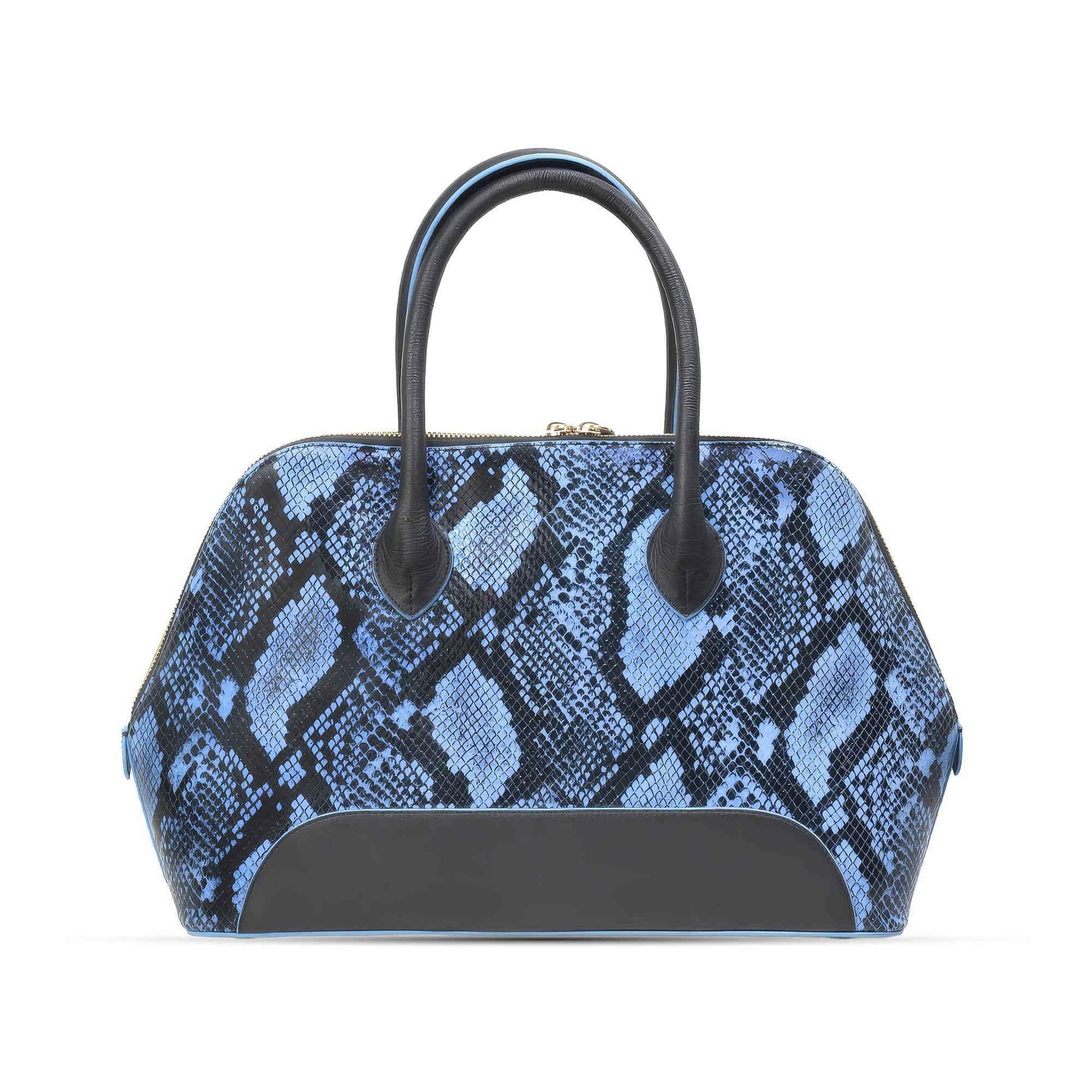 Hodi Women's Snake Print Tote | Genuine Leather Tote | Snake print Foil Leather | Faux Suede Lining — photo 2