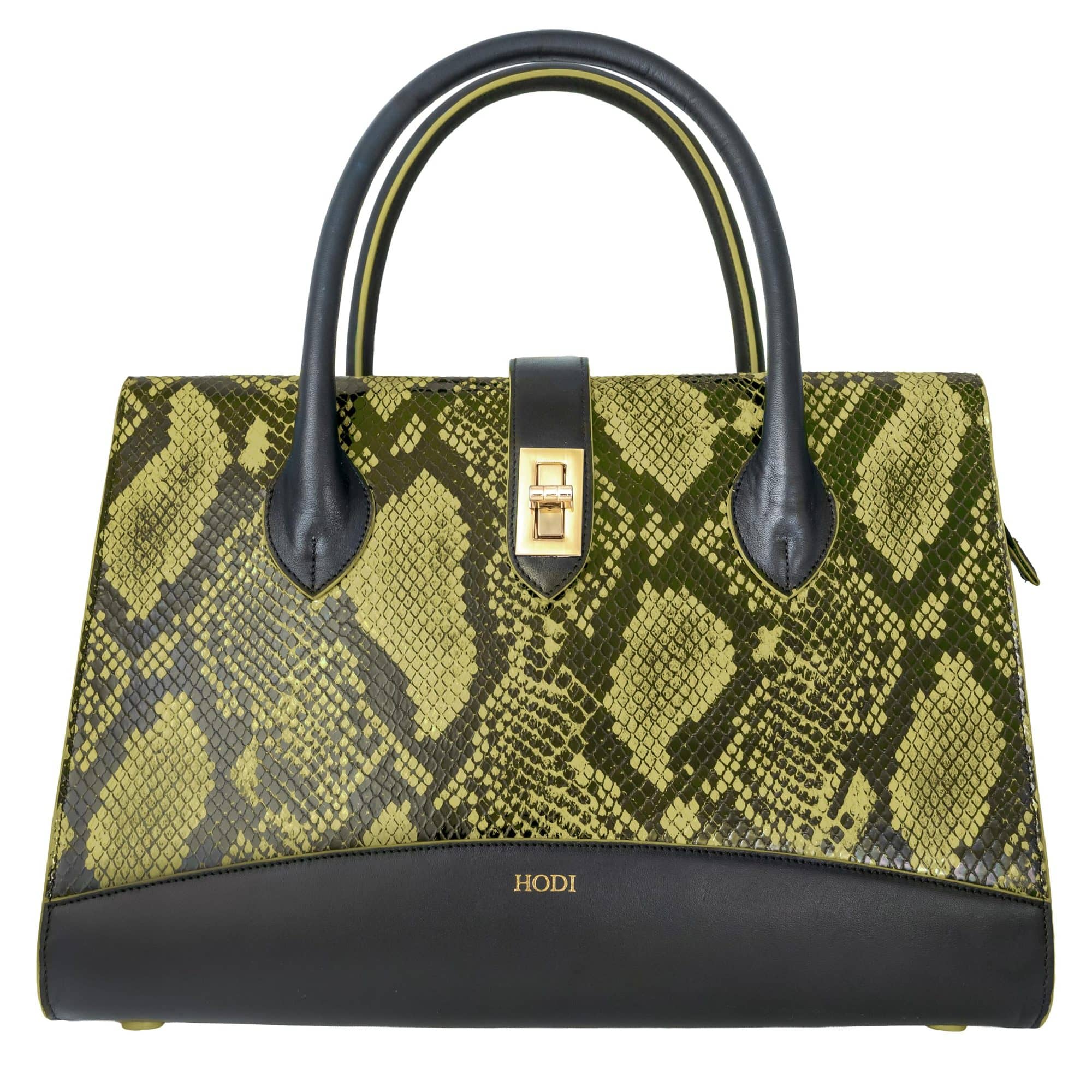 Hodi Women's Snake Print Stylish Tote Bag, Fashion Purse, Casual Handbag,Convertable Specious & Luxurious, Gold-Tone Metal Hardware -Fashion Purse for Office & Everyday Use — photo 5