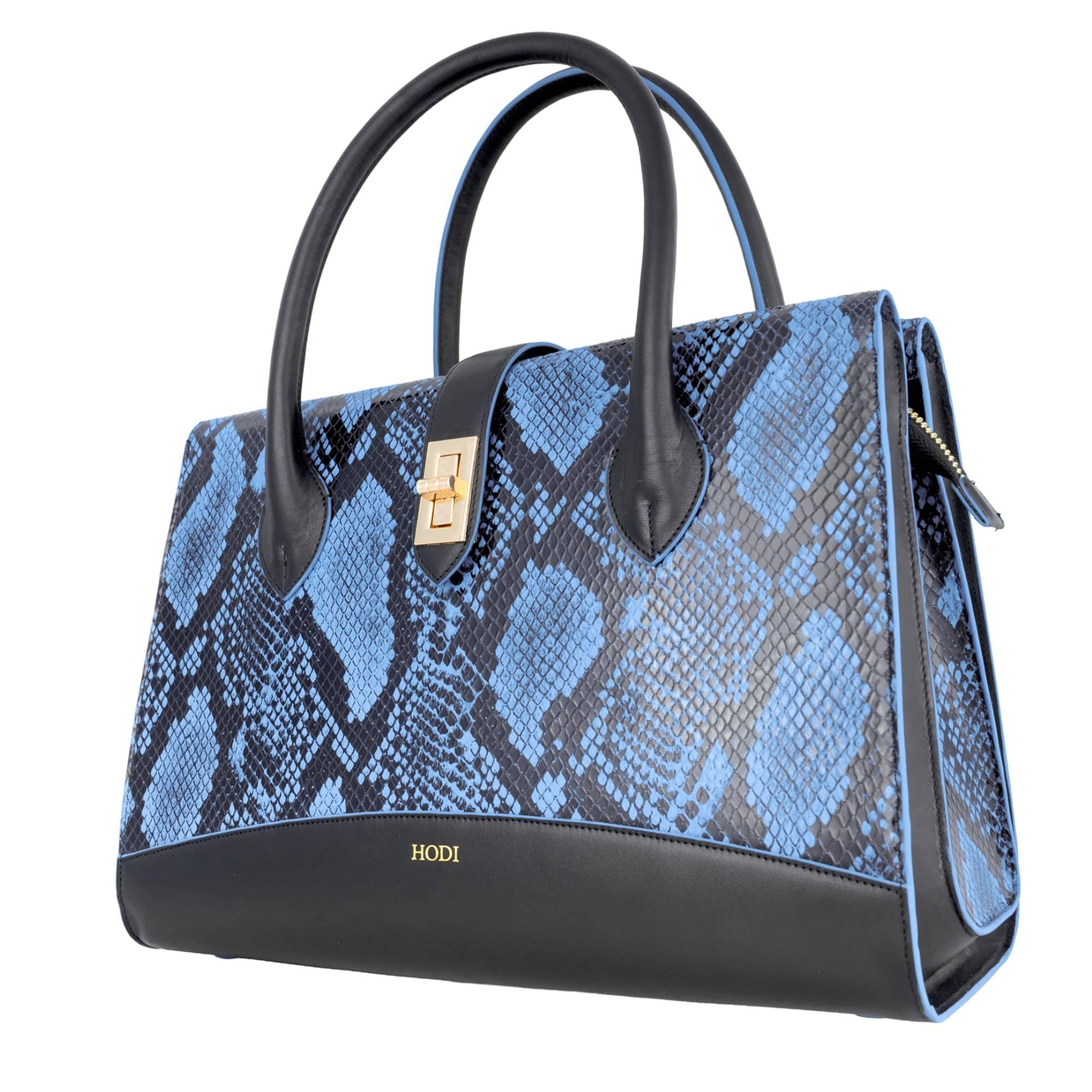 Hodi Women's Snake Print Stylish Tote Bag, Fashion Purse, Casual Handbag,Convertable Specious & Luxurious, Gold-Tone Metal Hardware -Fashion Purse for Office & Everyday Use — photo 3