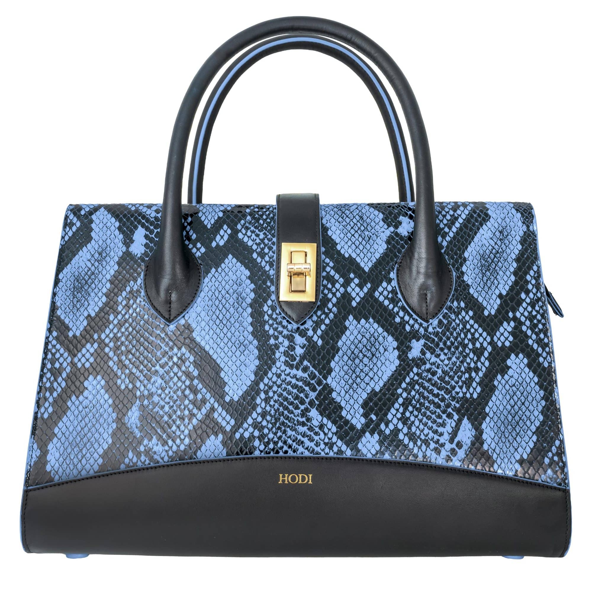 Hodi Women's Snake Print Stylish Tote Bag, Fashion Purse, Casual Handbag,Convertable Specious & Luxurious, Gold-Tone Metal Hardware -Fashion Purse for Office & Everyday Use — photo 4