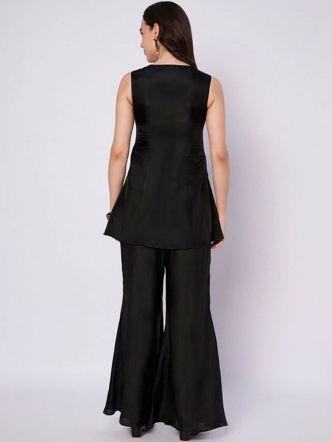 SILCHIC Embroidered Top with Palazzos — photo 6