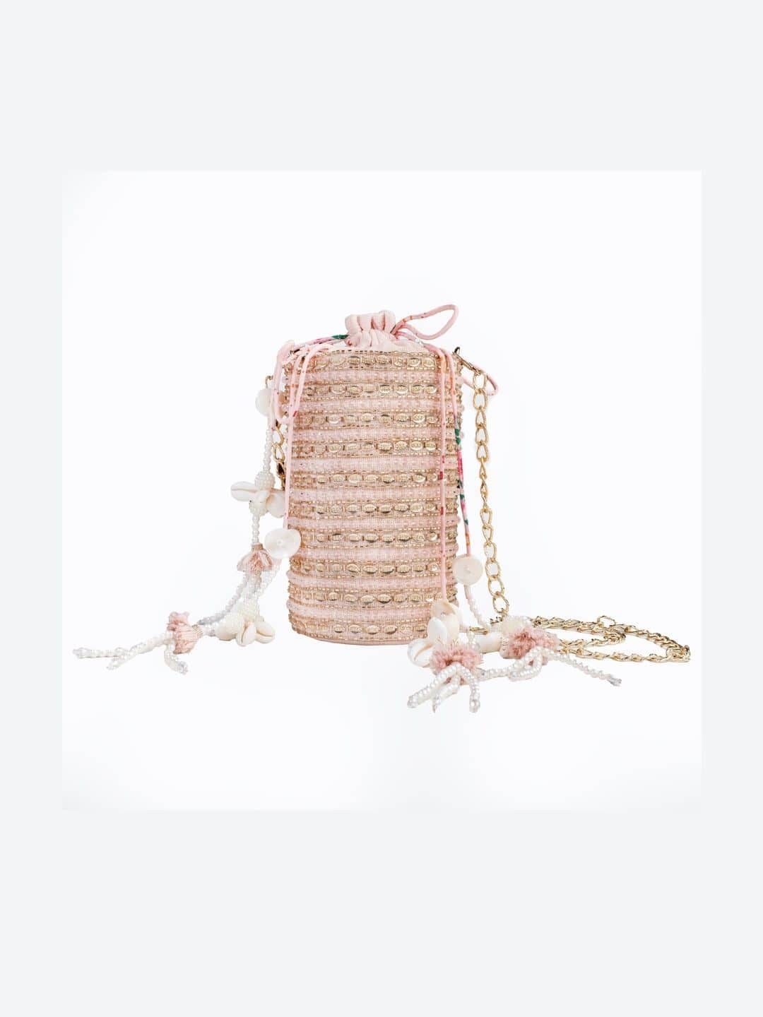 SILCHIC Embellished Embroidered Potli Clutch — photo 5
