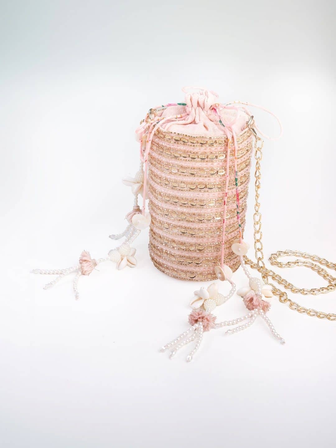 SILCHIC Embellished Embroidered Potli Clutch