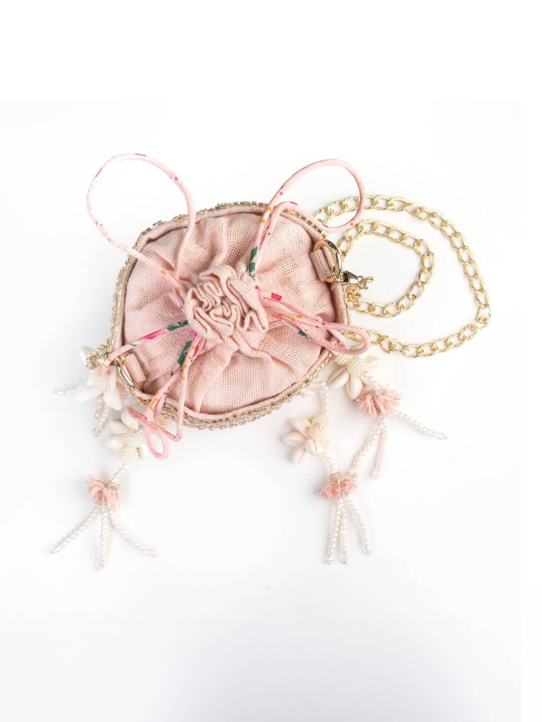 SILCHIC Embellished Embroidered Potli Clutch — photo 3