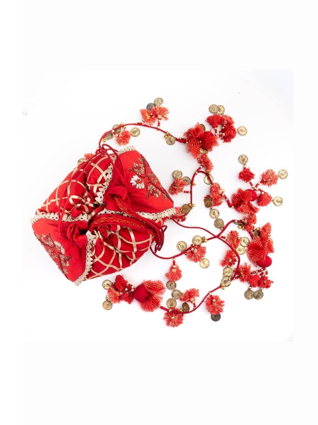 SILCHIC Embroidered Potli Clutch — photo 3