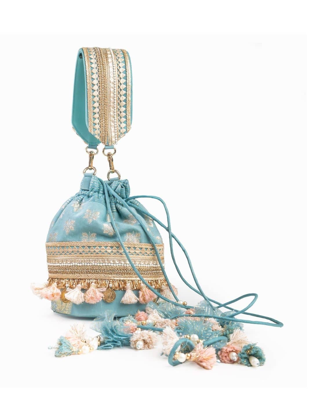 SILCHIC Embroidered Potli Clutch — photo 3
