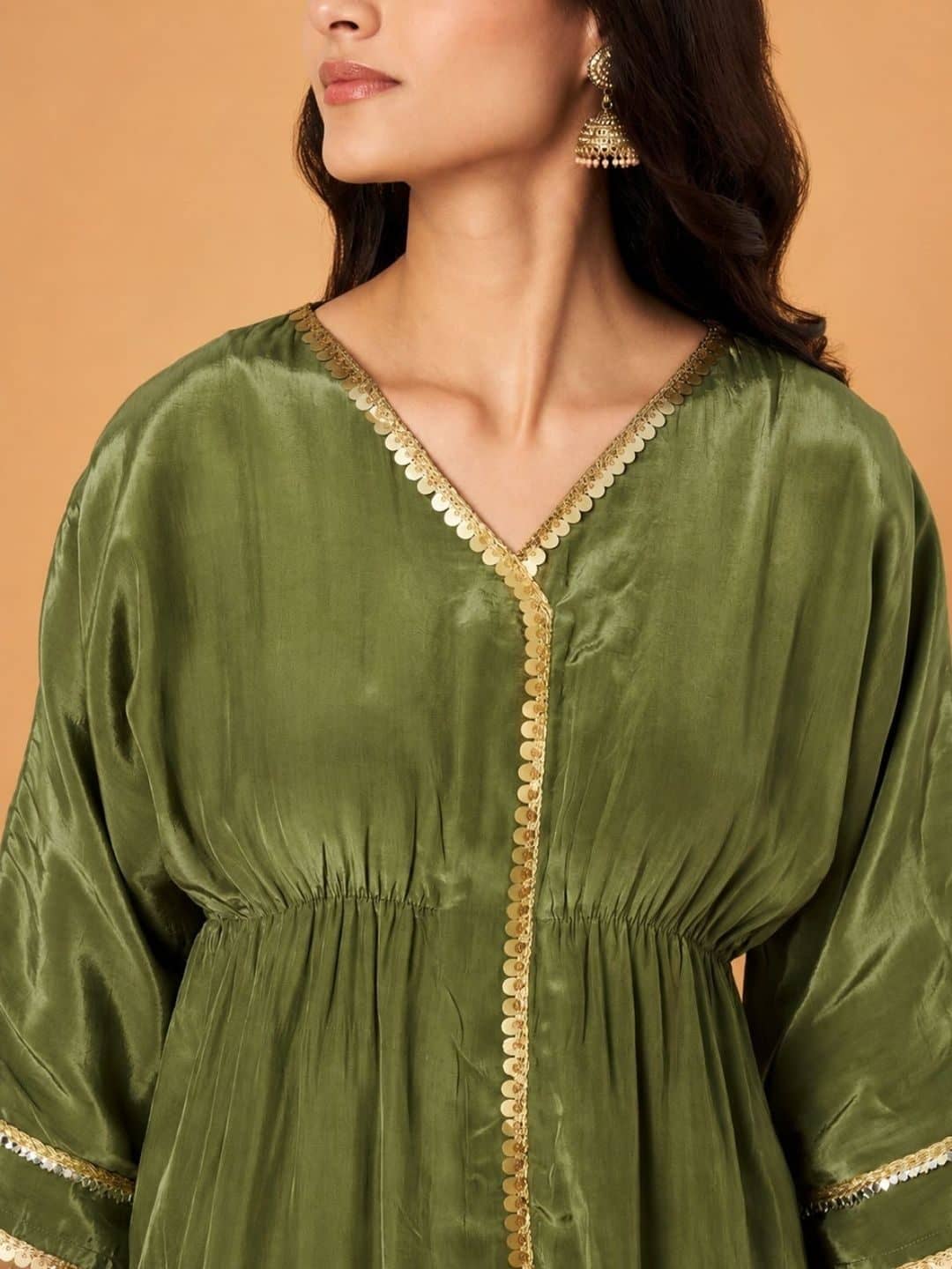 SILCHIC Embellished Tunic with Palazzos — photo 5