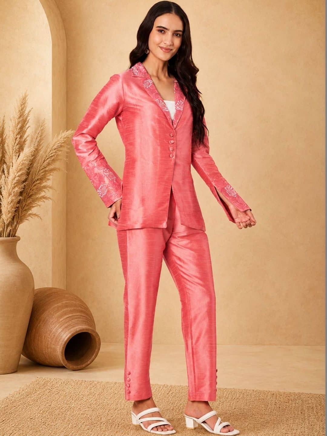 SILCHIC Embroidered Blazer with Trousers — photo 5