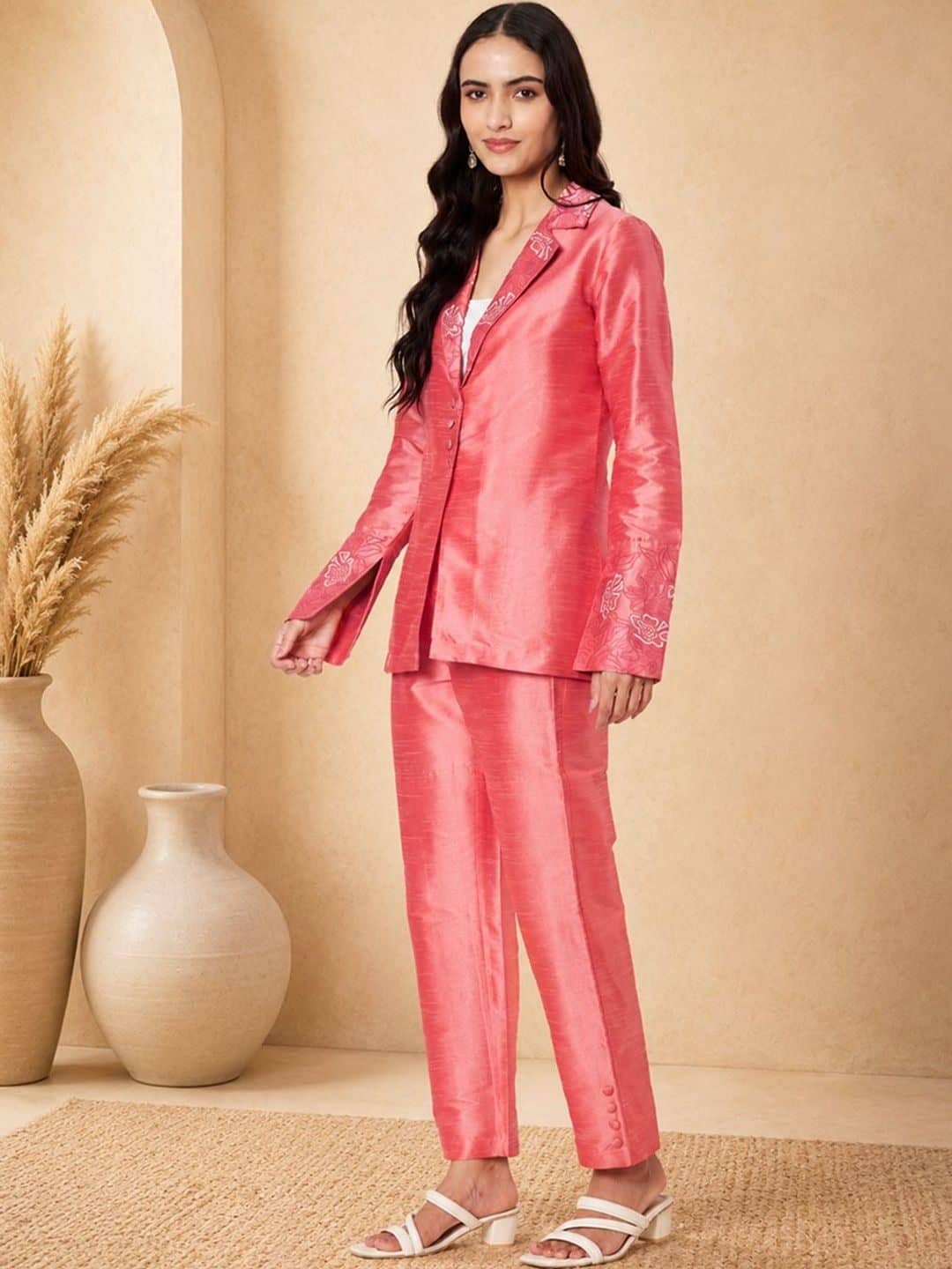 SILCHIC Embroidered Blazer with Trousers — photo 2