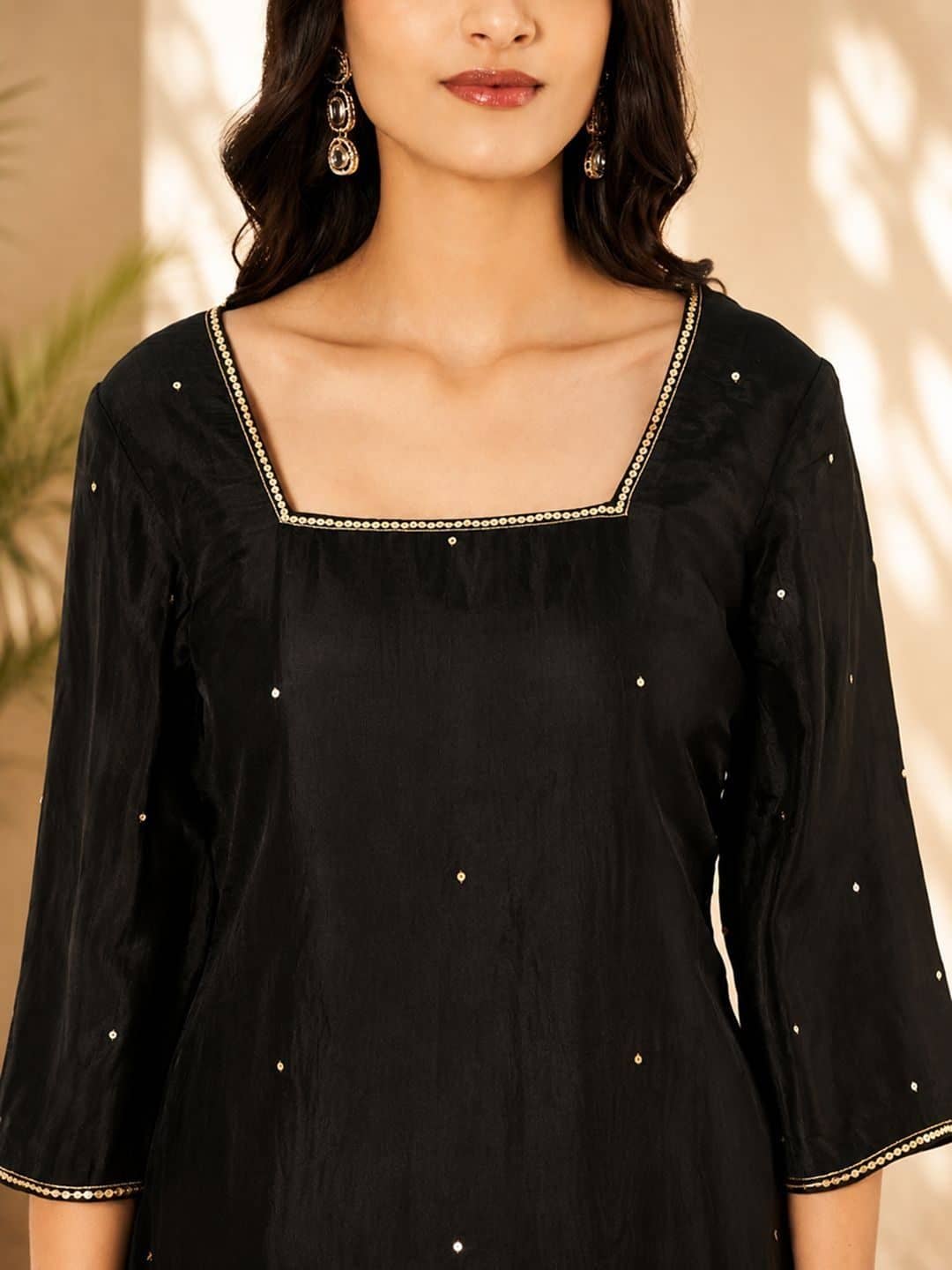 SILCHIC Women Regular Gotta Patti Kurta with Sharara & With Dupatta — photo 5