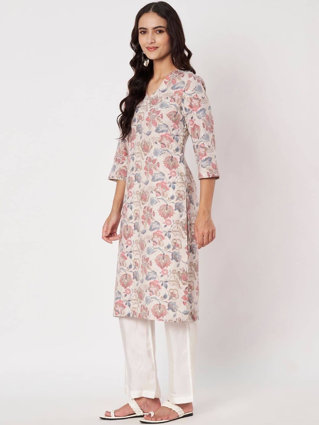 SILCHIC Women Floral Printed Floral Kurta — photo 2