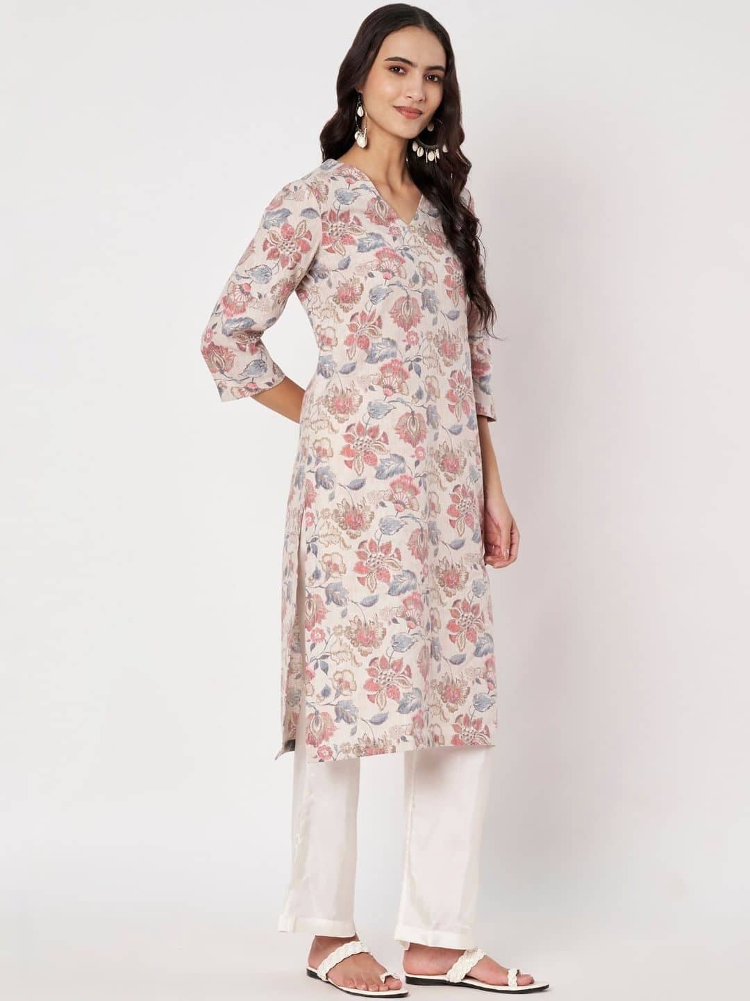 SILCHIC Women Floral Printed Floral Kurta — photo 3