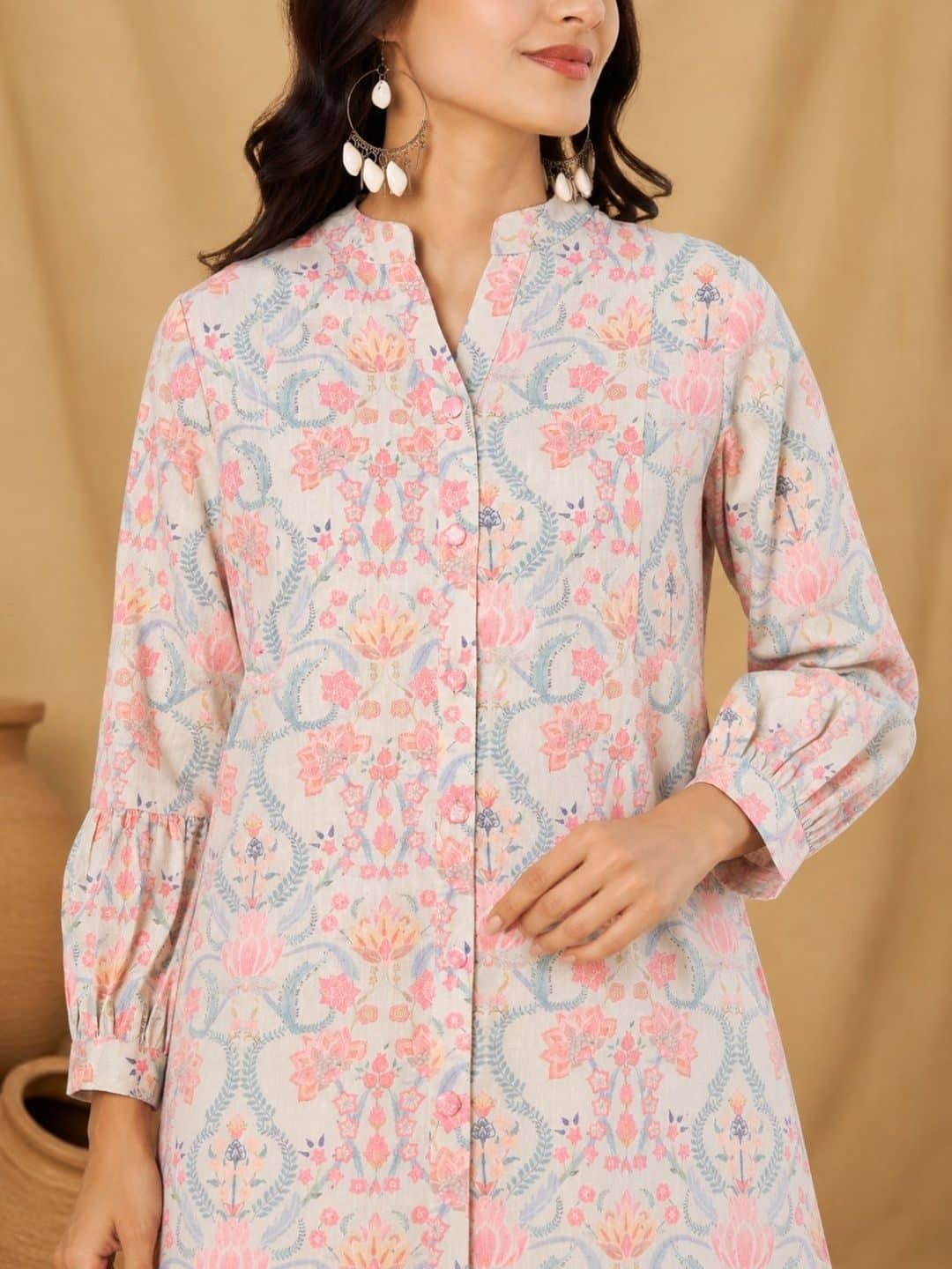 SILCHIC Floral Printed Pure Cotton Kurti — photo 5