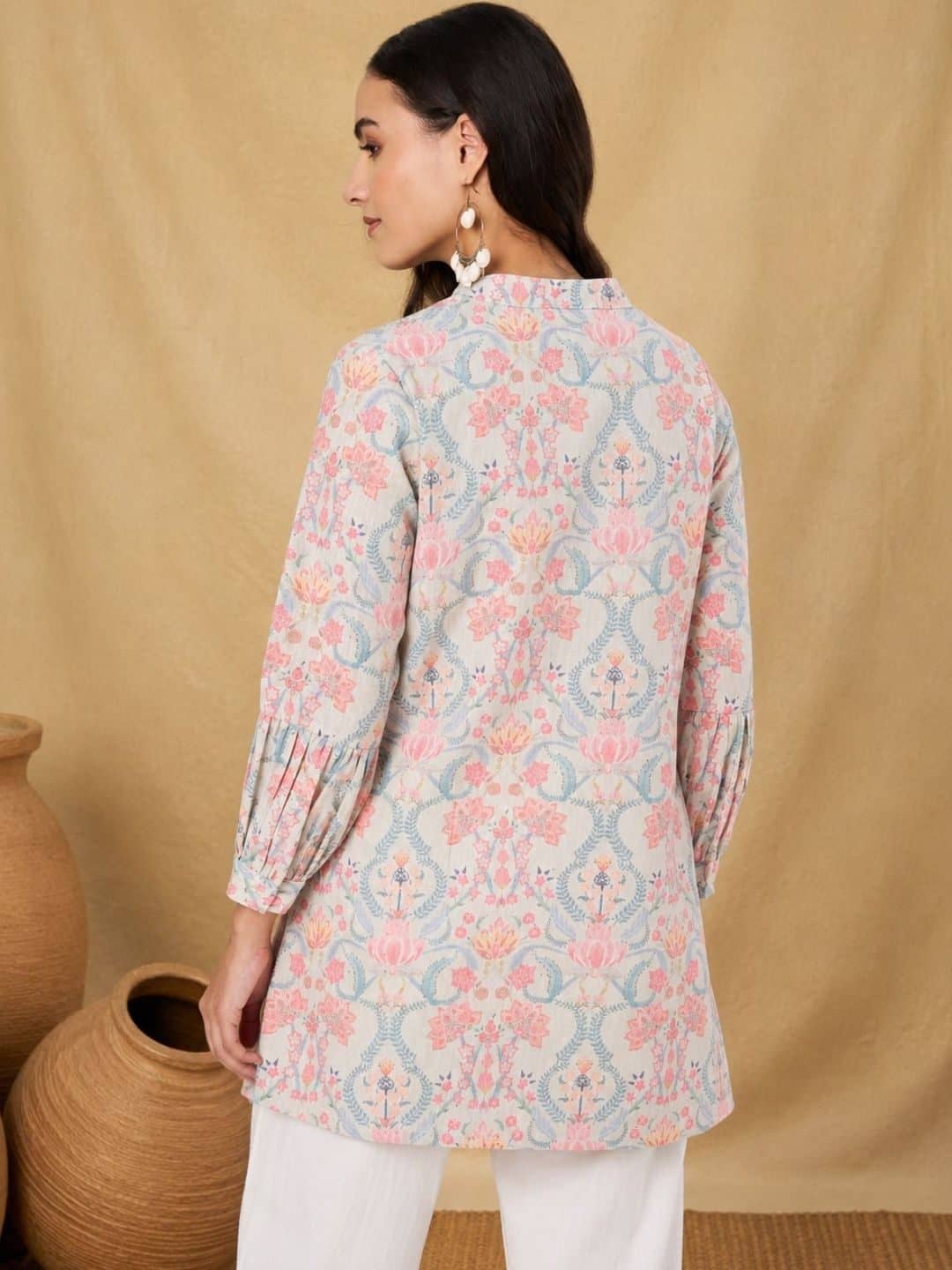 SILCHIC Floral Printed Pure Cotton Kurti — photo 3