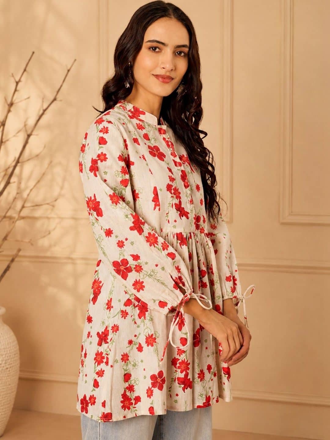 SILCHIC Floral Printed Pure Cotton Kurti — photo 4