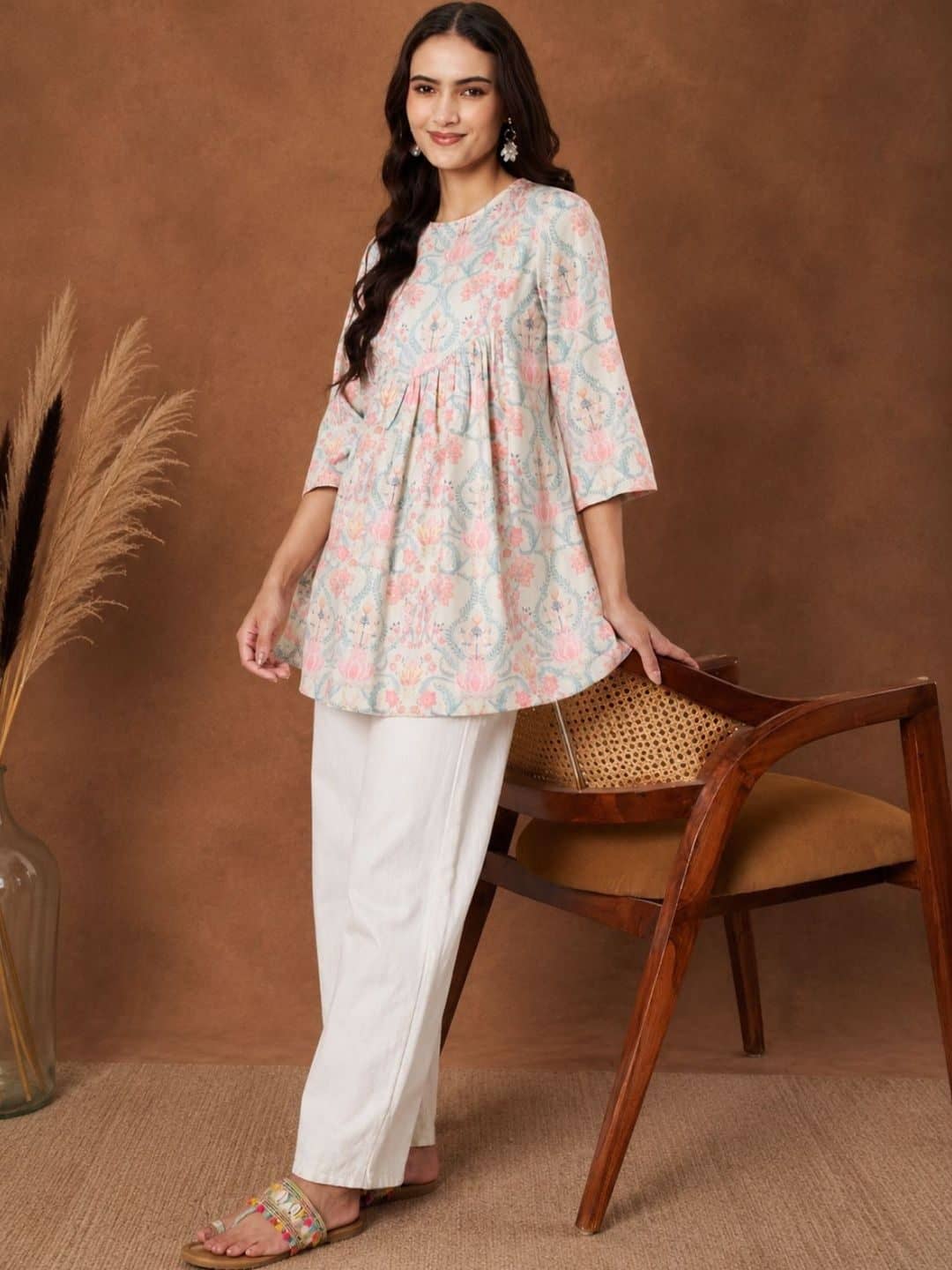 SILCHIC Floral Printed Pure Cotton Kurti — photo 6