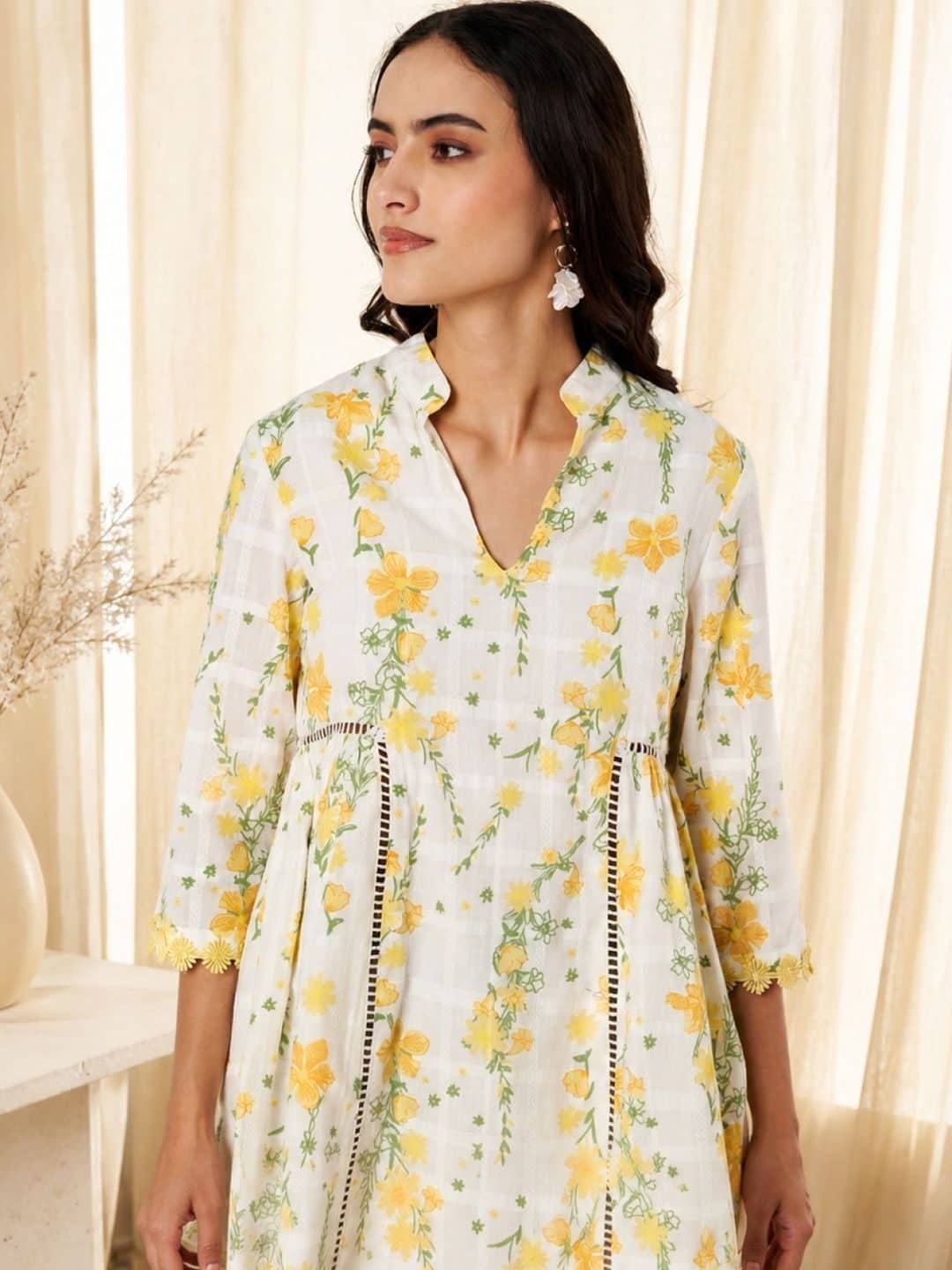 SILCHIC Floral Printed Pure Cotton Kurti — photo 2