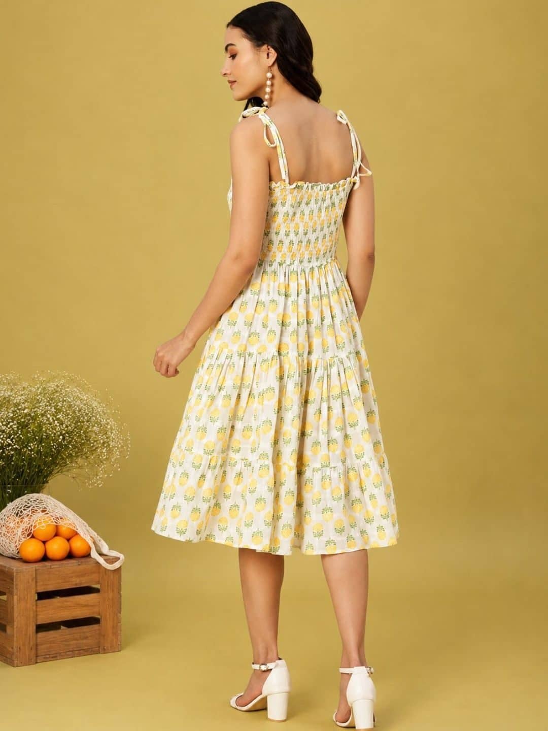 SILCHIC Print A-Line Midi Dress — photo 4