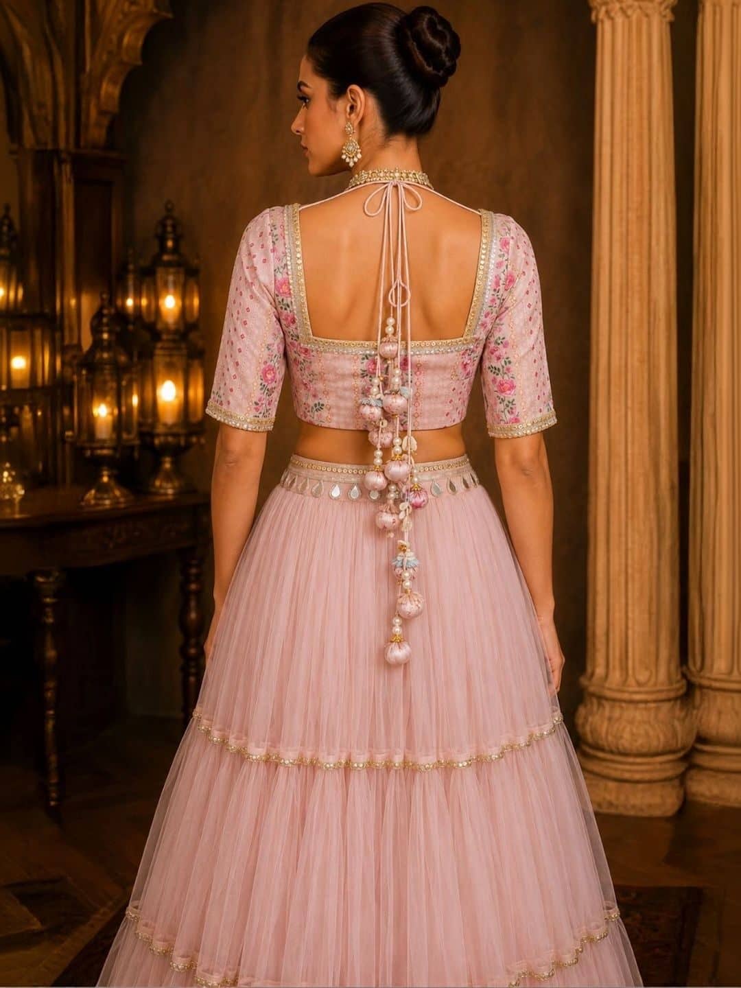 SILCHIC Embroidered Thread Work Ready to Wear Lehenga & Blouse With Dupatta — photo 2