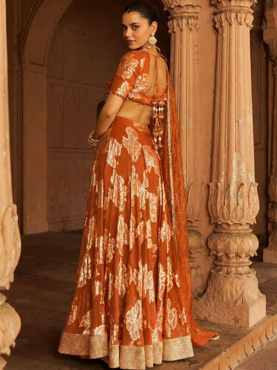 SILCHIC Printed Foil Print Ready to Wear Lehenga & Blouse With Dupatta — photo 2