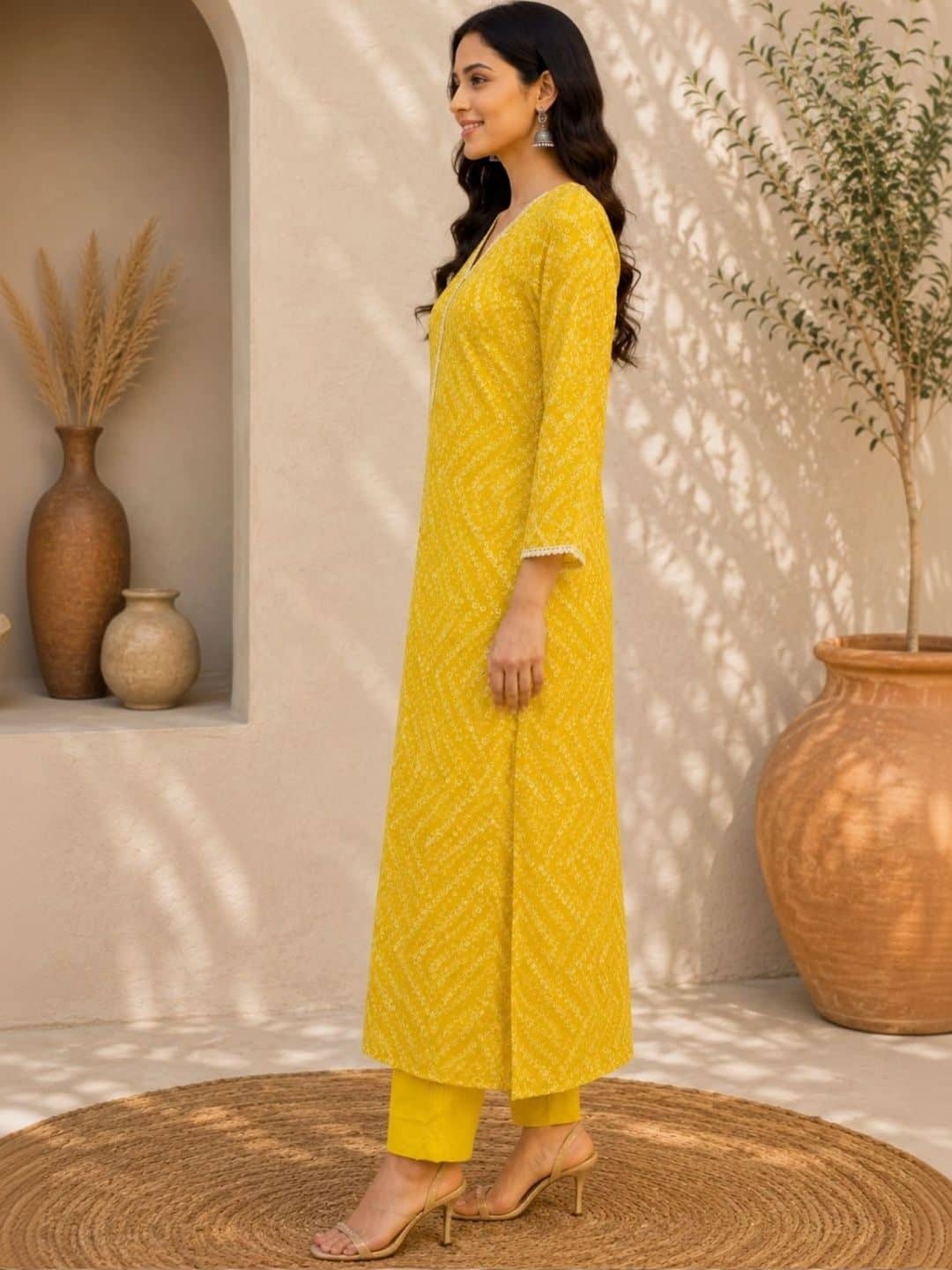 SILCHIC Women Printed Regular Kurta with Trousers & With Dupatta — photo 3