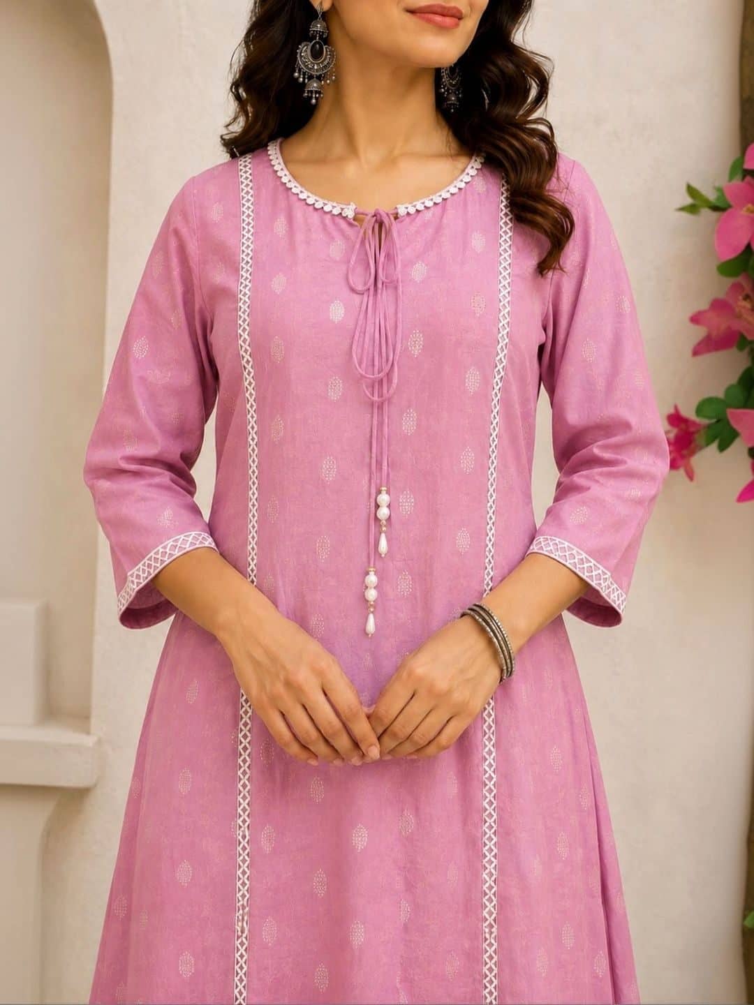 SILCHIC Women Ethnic Motifs Printed Regular Kurta with Palazzos — photo 6