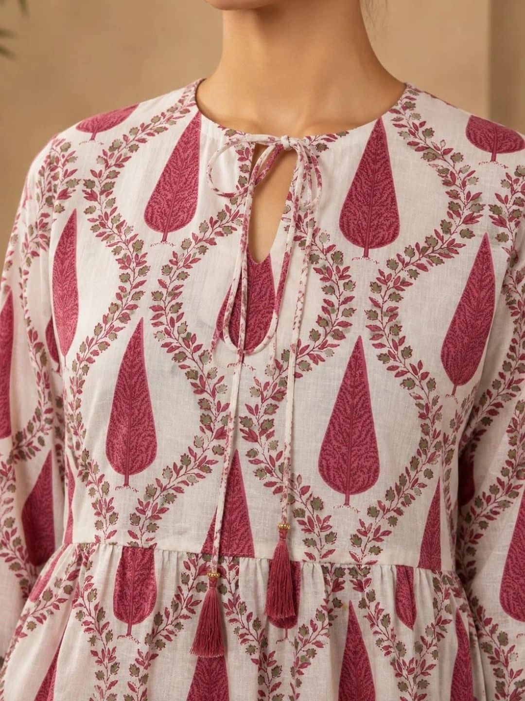 SILCHIC Botanical Printed Pure Cotton Kurti — photo 4