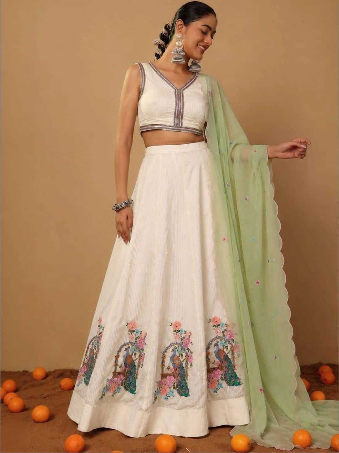 SILCHIC Embellished Sequinned Ready to Wear Lehenga & Blouse With Dupatta — photo 6