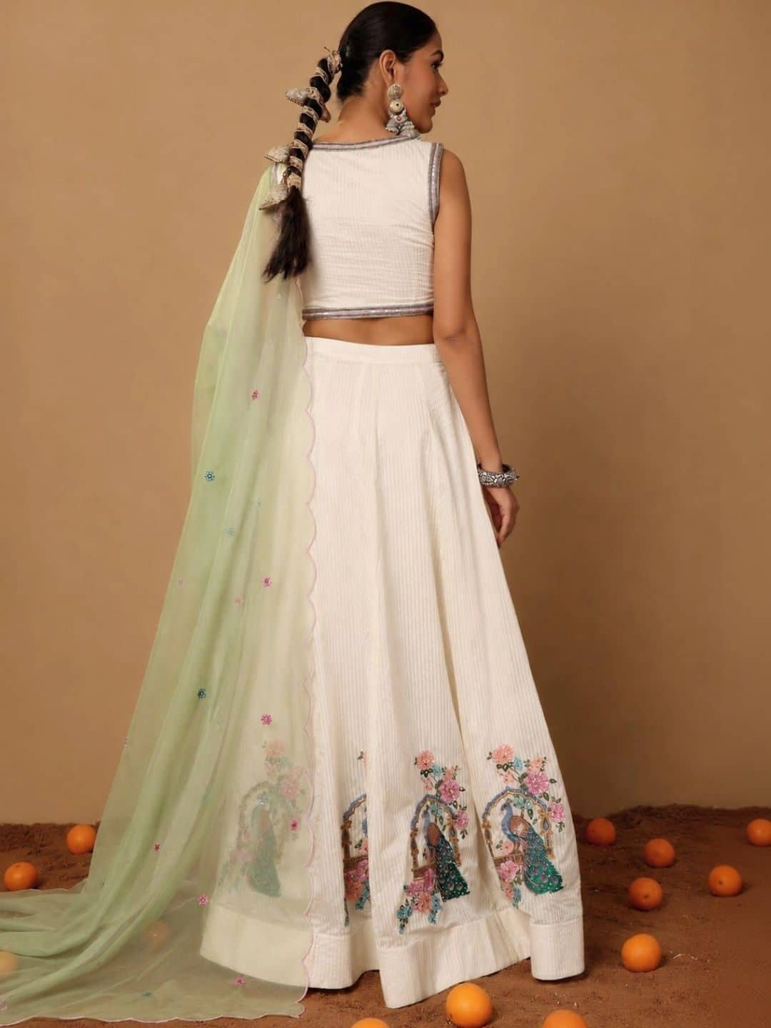 SILCHIC Embellished Sequinned Ready to Wear Lehenga & Blouse With Dupatta — photo 2