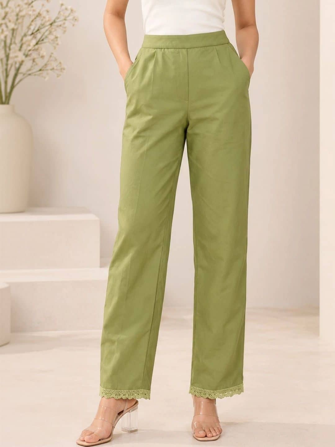 SILCHIC Women Ethnic Motifs Printed Regular Pure Cotton Kurta with Trousers & With Dupatta — photo 6