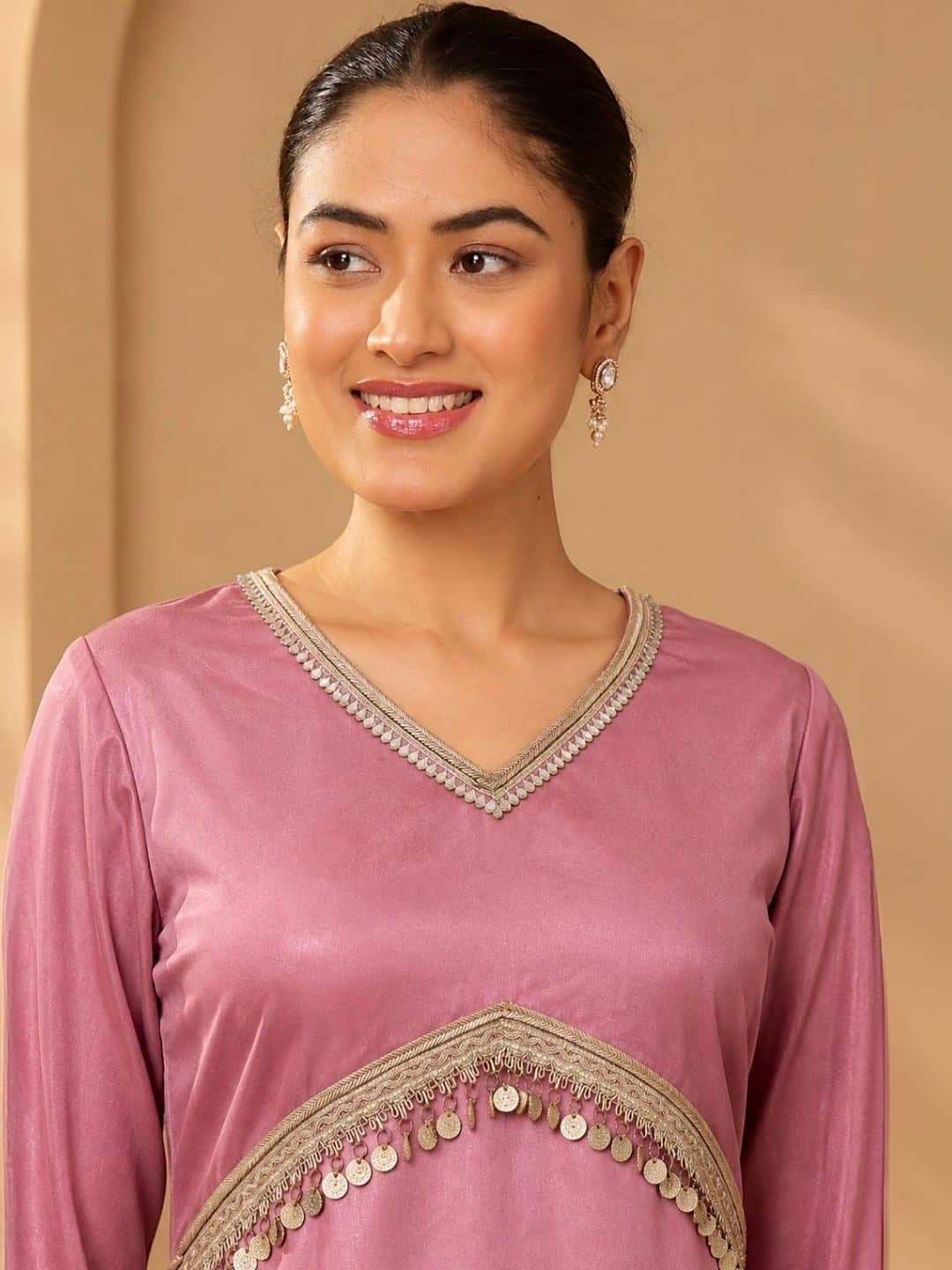 SILCHIC Women Regular Gotta Patti Silk Crepe Kurta with Patiala & With Dupatta — photo 6